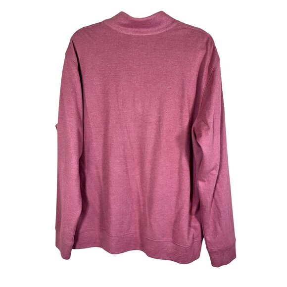 Retro Knit Sweater Pullover Pink L Preppy Feminine Classic Chic Sporty Active - Picture 9 of 10